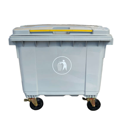 Contenedor de Basura 660 Lts Gris Play Plaza Play Plaza