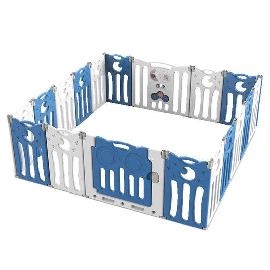 Corral Plegable L Azul - Play Plaza