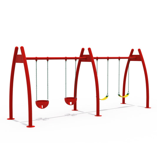 Columpio Cuádruple Arco Play Plaza Play Plaza