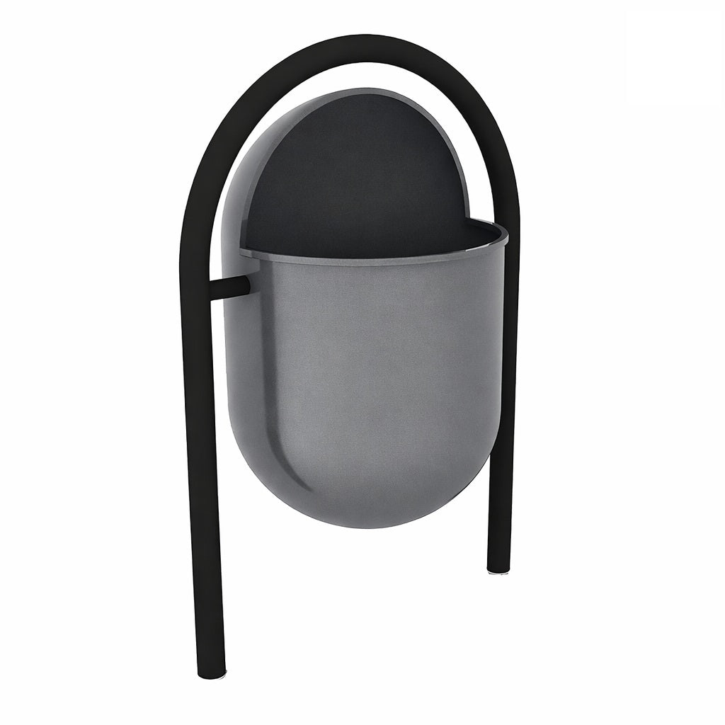 Basurero Capsular Tierra Gris Play Plaza Play Plaza