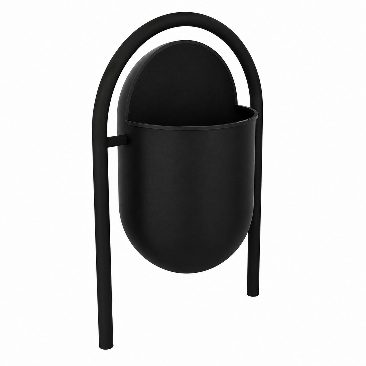 Basurero Capsular Negro Play Plaza Play Plaza