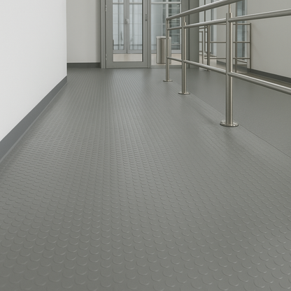 Piso PVC Estoperol Gris 15m x 2m x 1.5mm