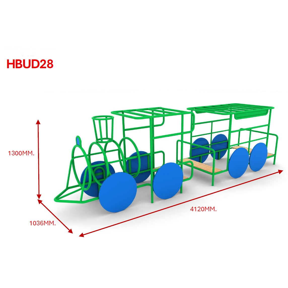 Trepador Tren Metálico Play Plaza Play Plaza