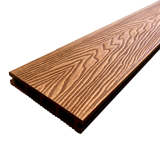 Piso Deck WPC Dual Café Claro Play Plaza Play Plaza