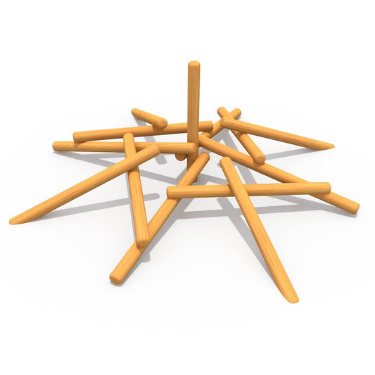 Juego Pirámide Madera - Play Plaza