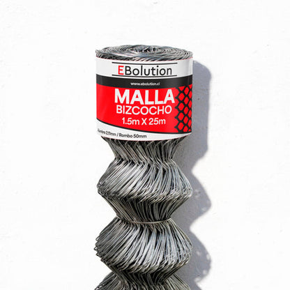 Malla Bizcocho 1,5mx25m(A2,11mm/R50mm) Play Plaza Play Plaza