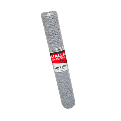 Malla Hexagonal 1,5m x 50m (3/4" - Cal, 21) Play Plaza Play Plaza