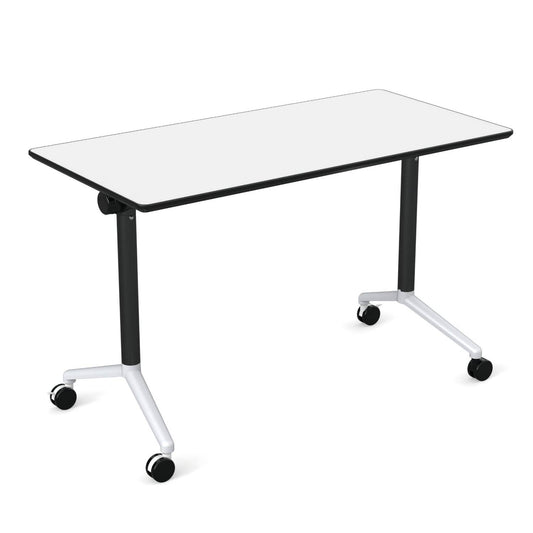 Mesa Rectangular Doble Capa Melamina con Ruedas-Pupitres-YCY-21036-Play Plaza