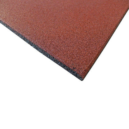 Palmeta Caucho 50x50x2,5cm Rojo - Play Plaza