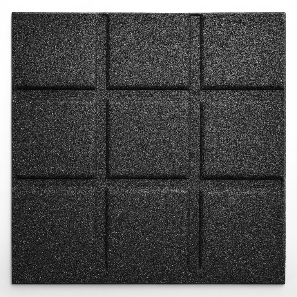 Palmeta De Caucho 2.5 CM Negro Play Plaza Play Plaza