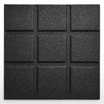 Palmeta De Caucho 2.5 CM Negro Play Plaza Play Plaza