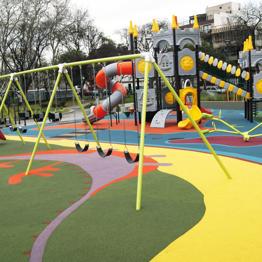 Piso Caucho En Situ EPDM 2 Cm - Play Plaza