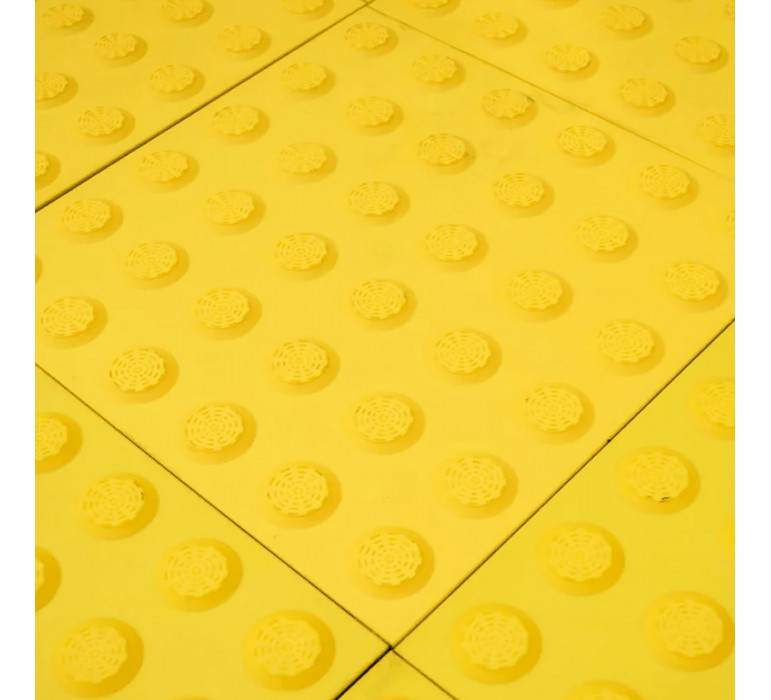 Piso Podotáctil Estoperol 30x30cmx7mm - Play Plaza