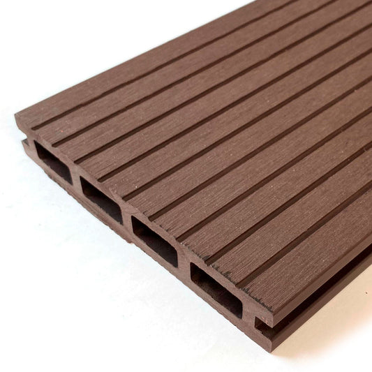 Piso WPC Pro Chocolate-Tabla Deck WPC-Pisos Deck WPC-Play Plaza