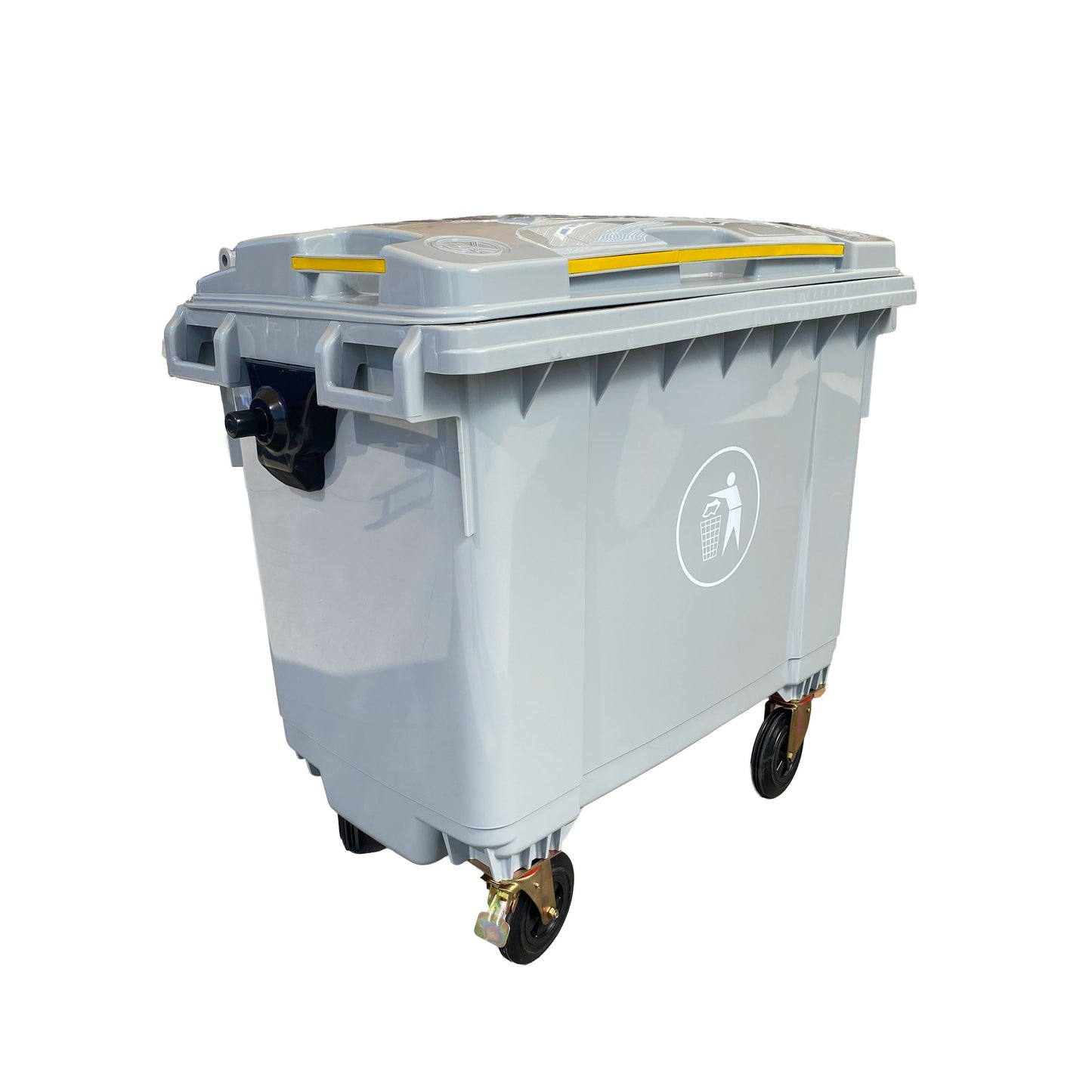 Contenedor de Basura 660 Lts Gris Play Plaza Play Plaza