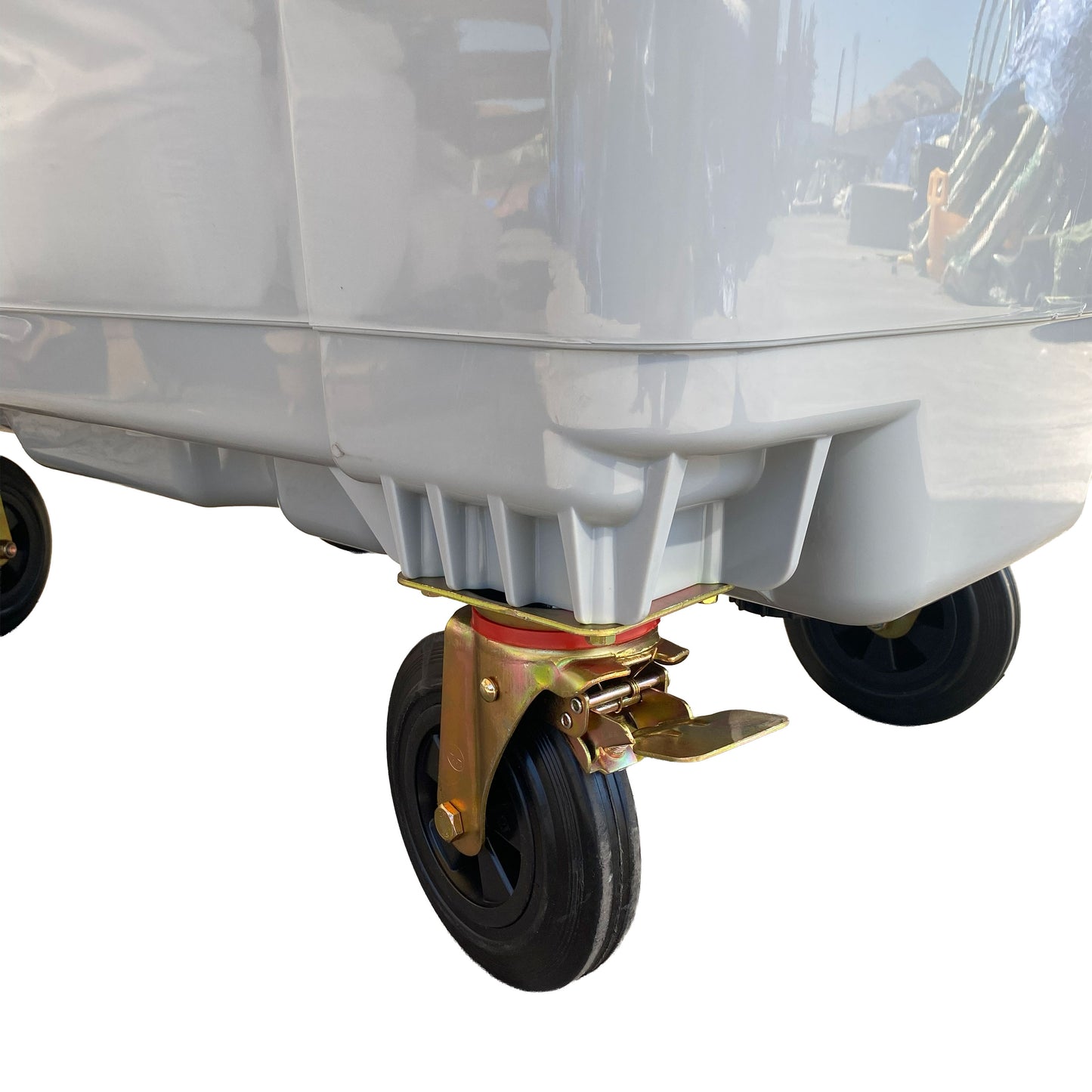 Contenedor de Basura 660 Lts Gris Play Plaza Play Plaza