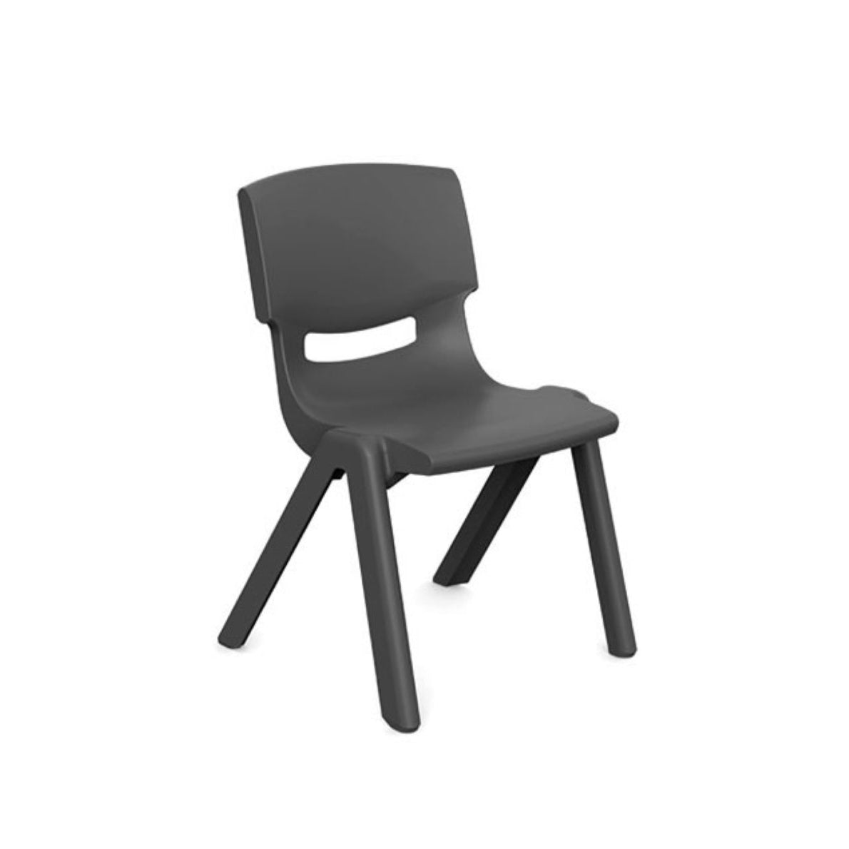 Silla Ergonométrica Segundo Ciclo Apilable-Sillas PreBasica y Basica-YCX-006_GRIS-Play Plaza