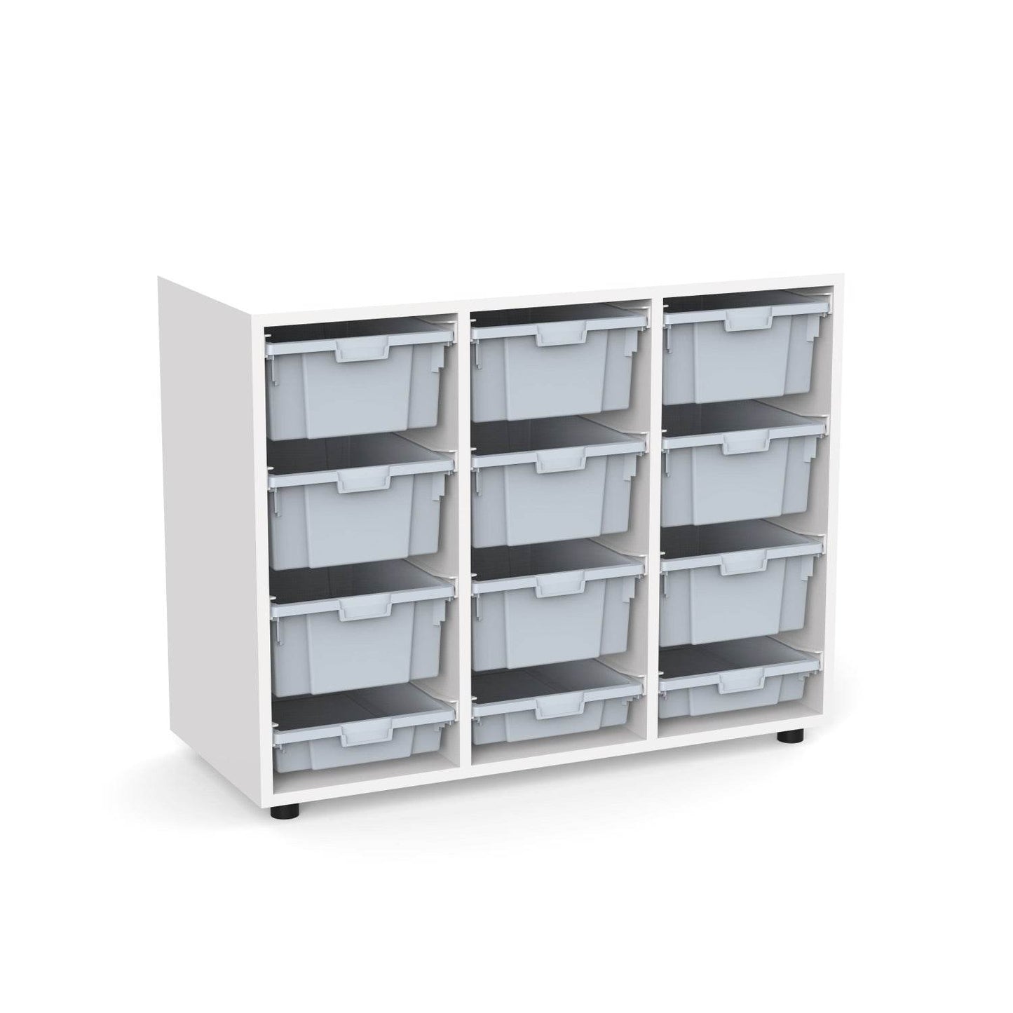 Organizador Escolar 12 cajones 82 Alto-Organizadores Escolares-YCW-21216 _GRIS-Play Plaza