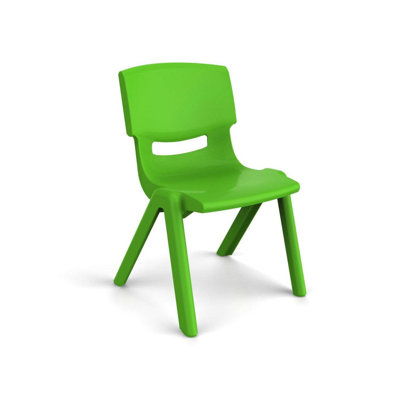 Silla Ergonométrica Prebasica Apilable-Sillas PreBasica y Basica-YCX-004_VERDE-Play Plaza