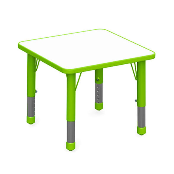 Mesa Cuadrada Doble-Mesas Escolares-YCY-071_VERDE-Play Plaza