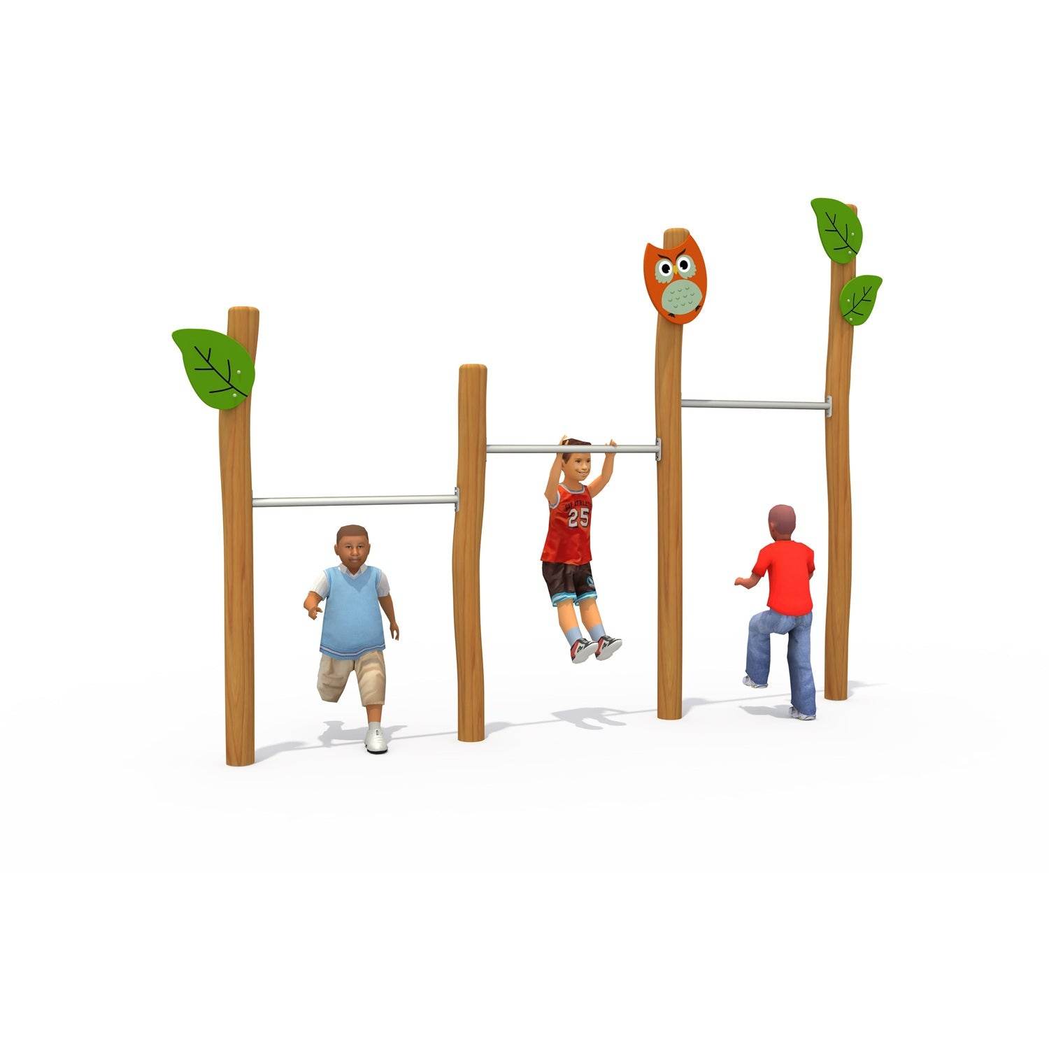 Barra De Ejercicio Madera - Play Plaza