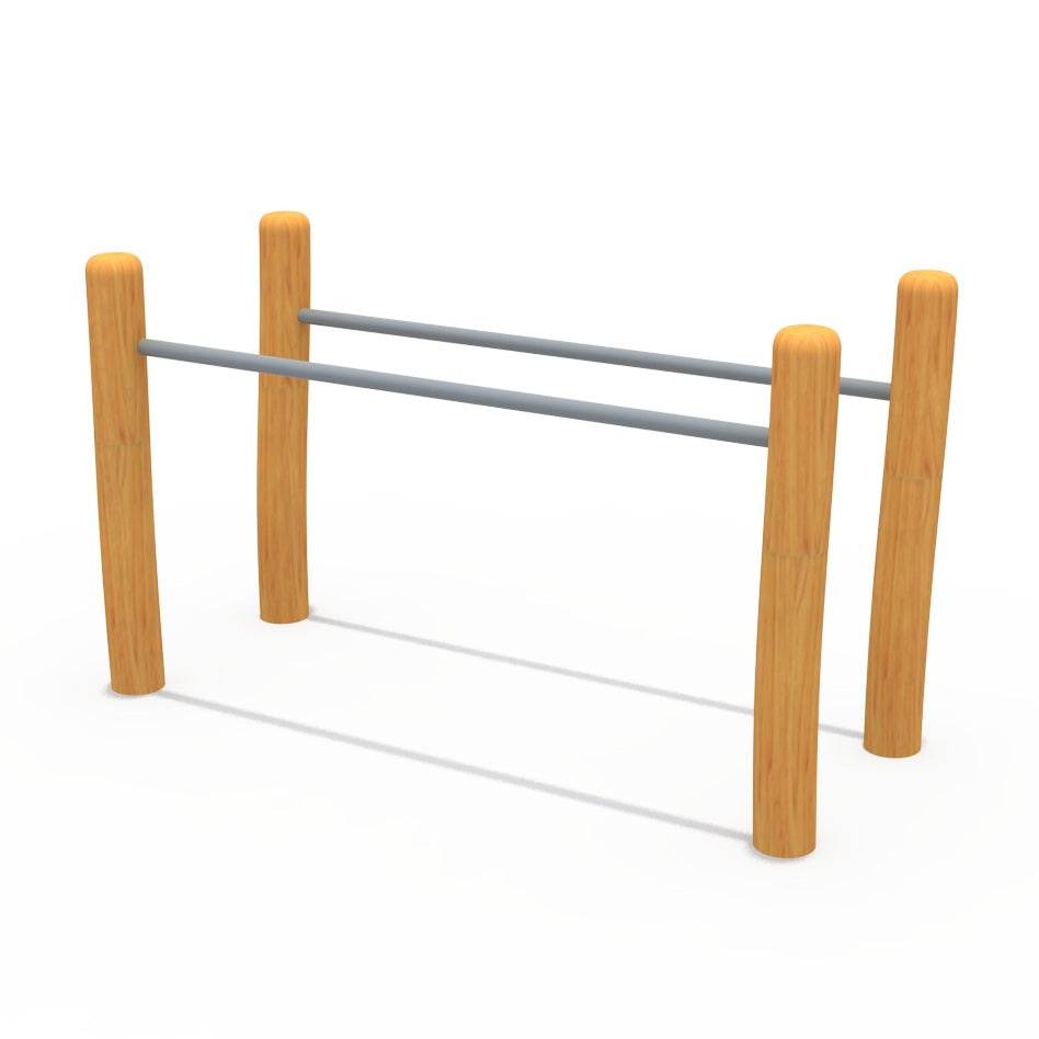 Barras Paralelas Madera - Play Plaza