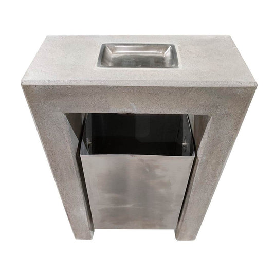 Basurero Hormigón Cenicero 90 Cm-Basurero Hormigón-HBAU47-Play Plaza
