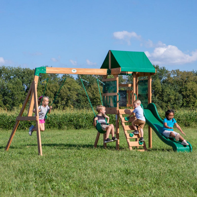 Centro de Juego Buckley-Columpios de Madera-Columpios-Play Plaza