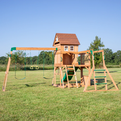 Centro de Juego Montpelier-Columpios de Madera-Columpios-Play Plaza