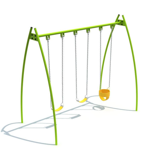 Columpio Mixto Curvo - Play Plaza