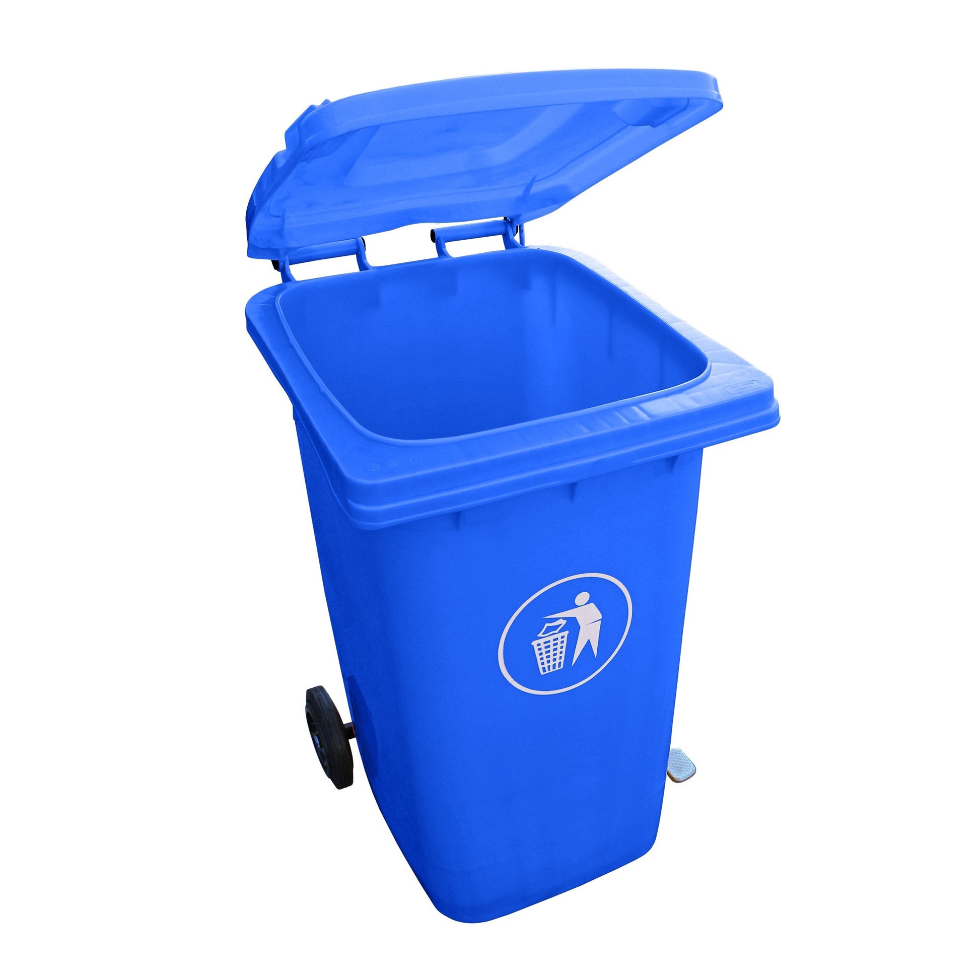 Contenedor Con Pedal 120 Lts Azul-Contenedores con Pedales-Play Plaza