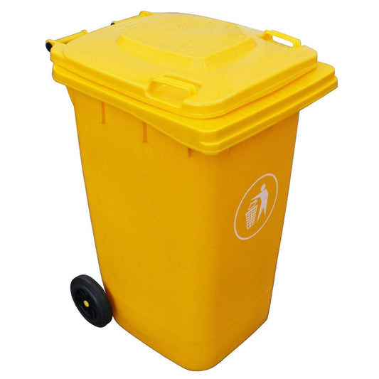Contenedor de Basura 240 Lts Amarillo - Play Plaza