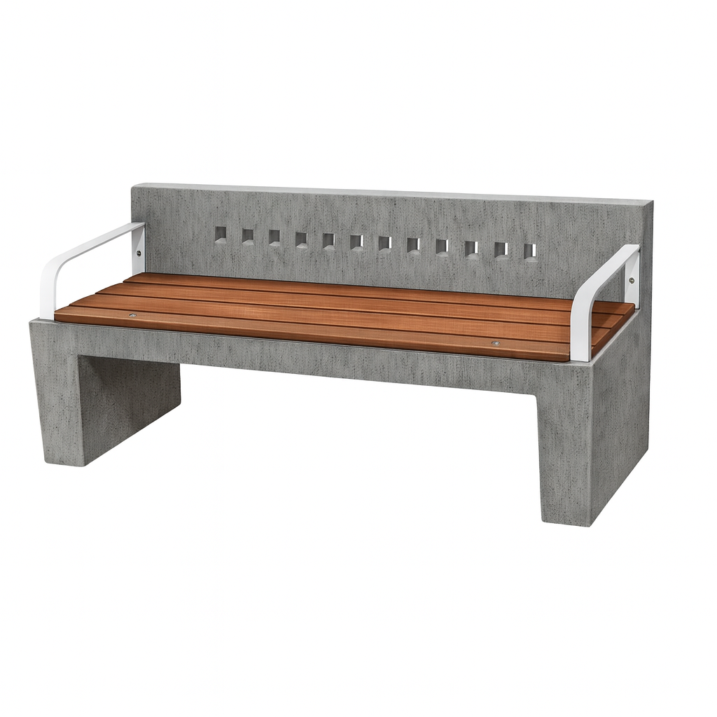 Escaño Hormigón Coquimbo-Escaño Hormigón-HBAU05-Escaños Hormigón,Mobiliario Urbano Hormigón-Play Plaza