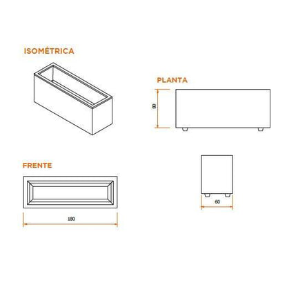 Jardinera Hormigón 80 cm-Jardinera Hormigón-HBAU26-Play Plaza