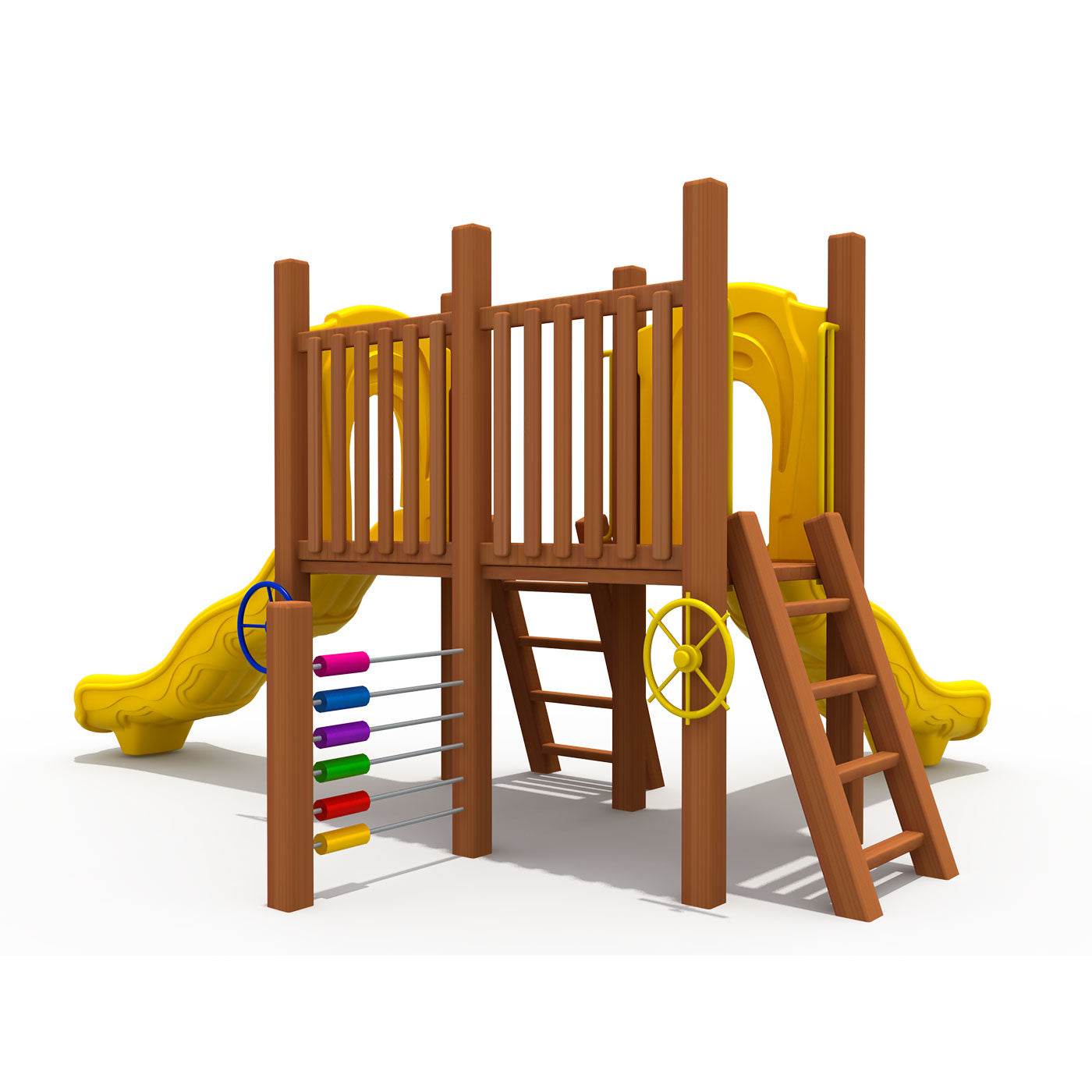 Juego Madera Plaza 02 - Play Plaza