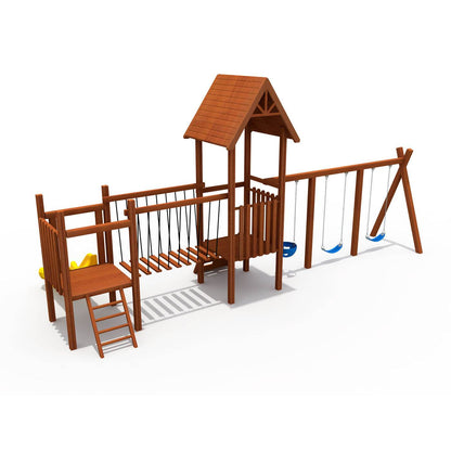 Juego Madera Plaza 05 - Play Plaza