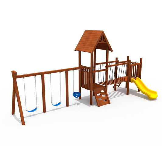 Juego Madera Plaza 05 - Play Plaza