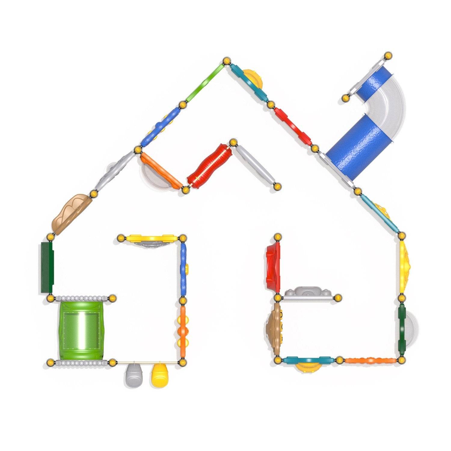 Juego Modular Inclusivo 06 - Play Plaza