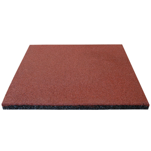 Palmeta Caucho 50x50x2,5cm Rojo-Palmetas SBR-Palmetas de Caucho-Play Plaza