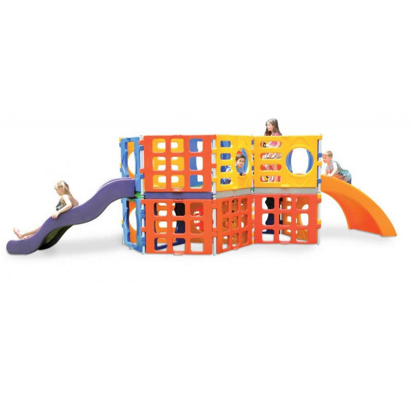 PolyPlay Mega-Linea Poly Play-Juegos de Patio,Oferta,Resbalines y Centros de Juego-Play Plaza