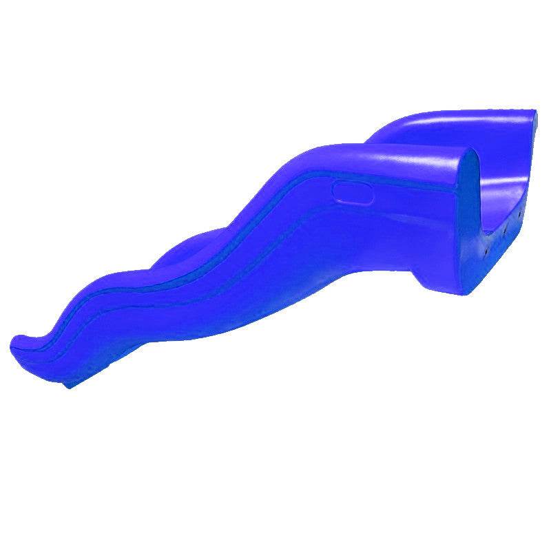Tobogán Recto Ondulado Azul - Play Plaza