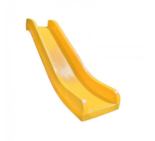 Tobogán simple 120 cm alto amarillo - Play Plaza