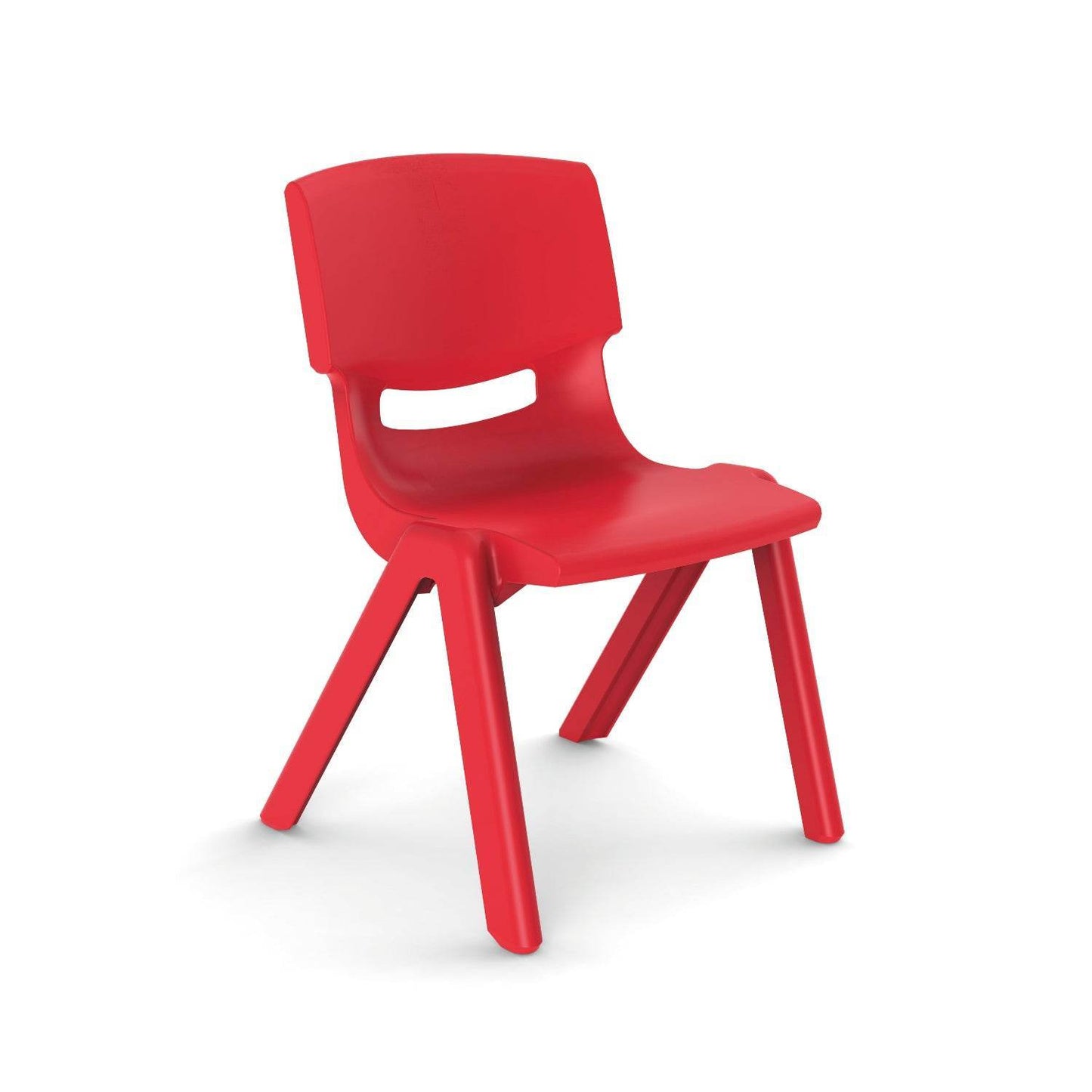 Silla Ergonométrica Prebasica Apilable-Sillas PreBasica y Basica-YCX-004_ROJO-Play Plaza