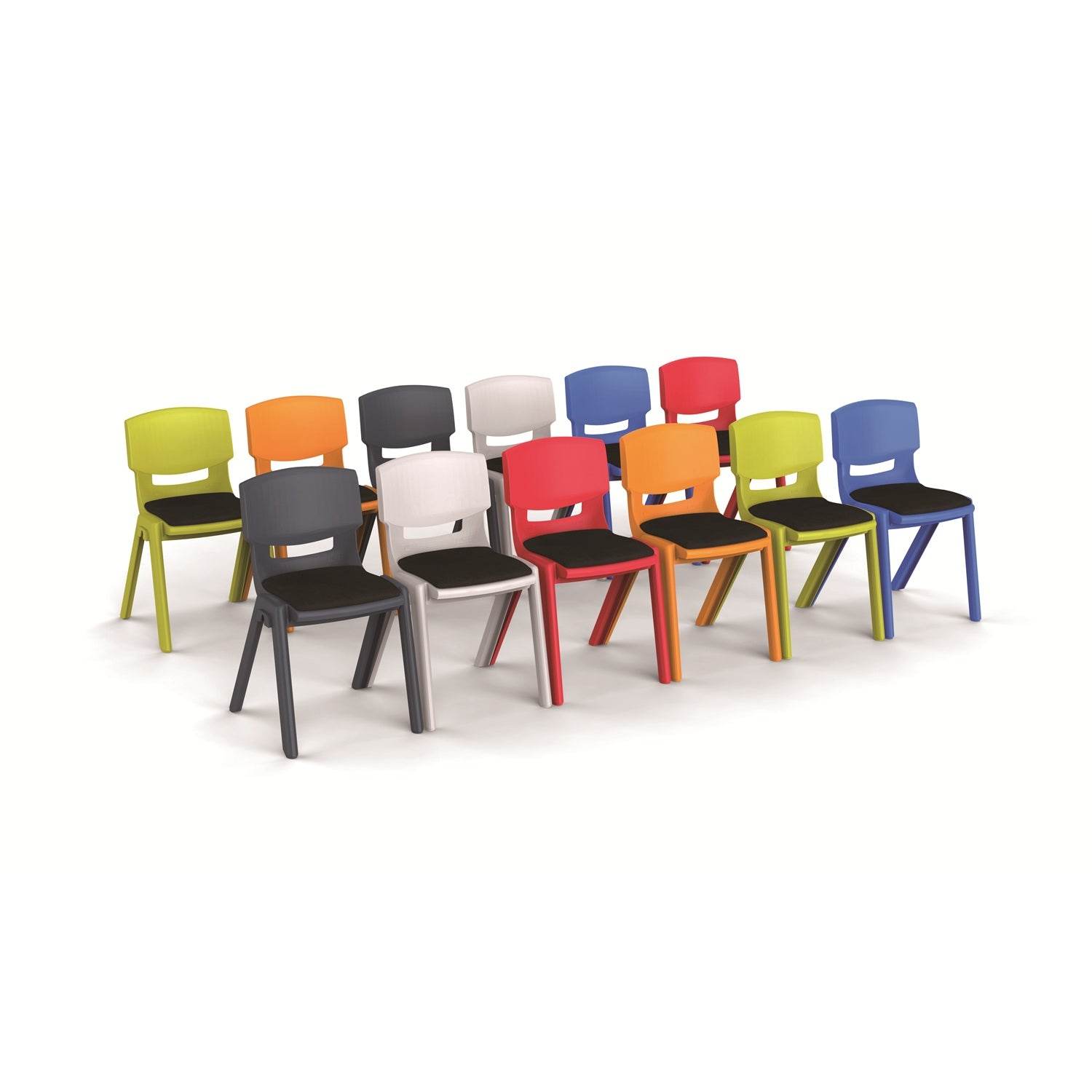 Silla Adulto/Profesor Polipropileno Acolchada-Sillas Media y Adultos-YCX-407D_AZUL-Play Plaza